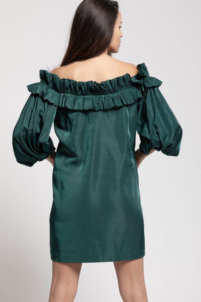 OFF SHOULDERS VOLLANT DRESS STELIOS KOUDOUNARIS