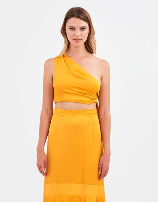 RUFFLED SKIRT STELIOS KOUDOUNARIS