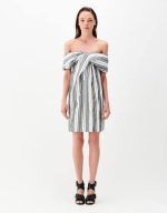 TWISTED BOW DRESS STELIOS KOUDOUNARIS