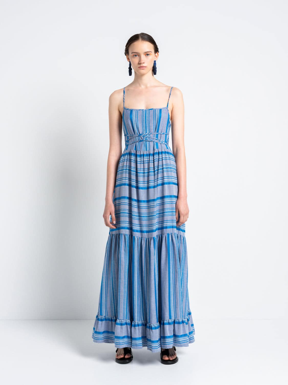 STRIPED MAXI DRESS IOANNA KOURBELA
