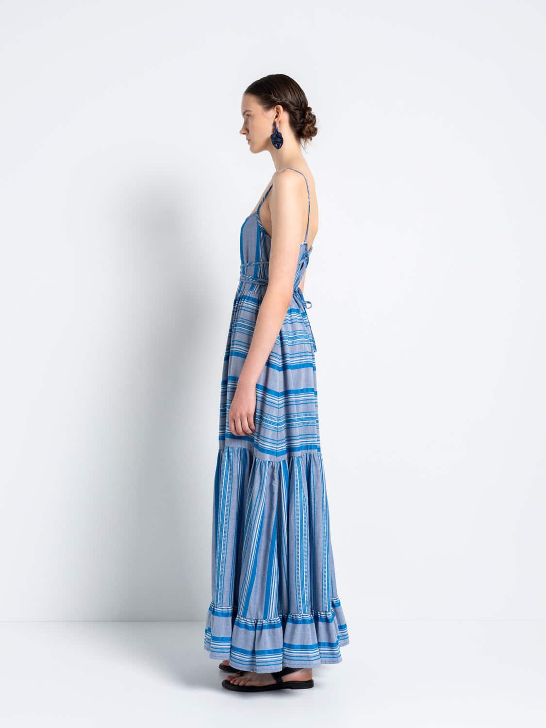 STRIPED MAXI DRESS IOANNA KOURBELA