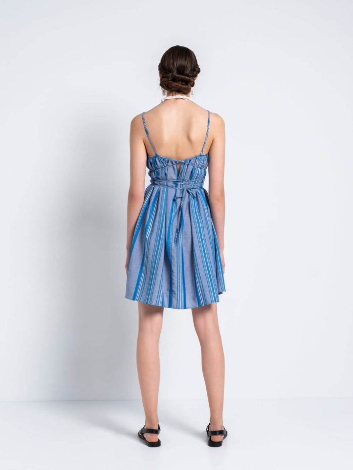 STRIPED MINI DRESS IOANNA KOURBELA