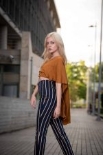 FRONT BOW CAPE BLOUSE STELIOS KOUDOUNARIS
